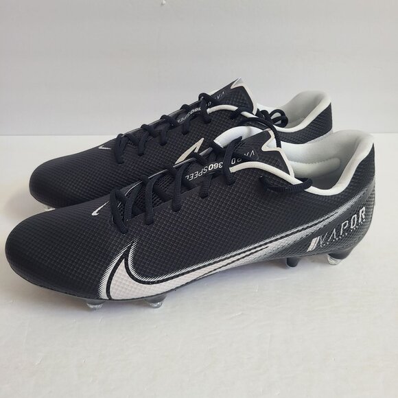 Nike Vapor Edge Speed 360 Football Cleats CZ5575-001 Size 14.5 Black